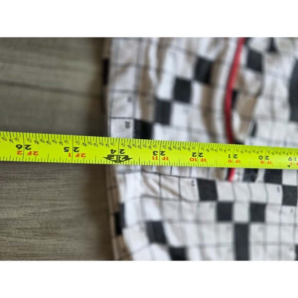 PajamaGram Cotton Pajama Set L Black & White Crossword Puzzle - Picture 6 of 7